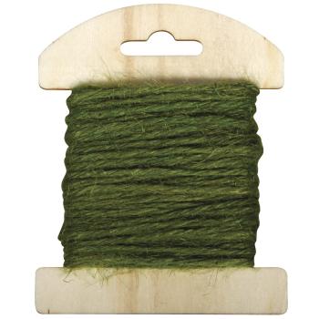 Jutekordel tannengrün 1,5mm ø - 10m