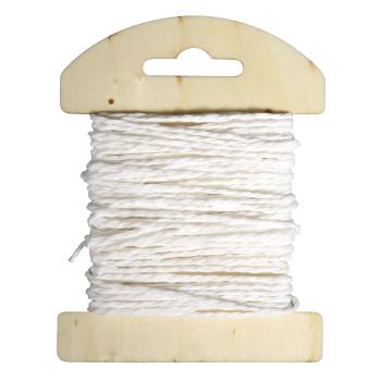 Papier Kordel weiss 10m - 1,2mm ø
