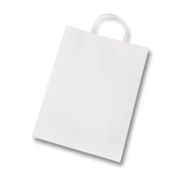 Papiertüten aus Kraftpapier 20 Stück 12x5,5x15cm weiss