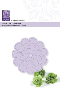 cArt-Us Stanzschablone "3D Blume" 67x68 mm