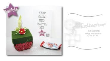 Kulricke Stanzschablone "Erdbeerbox"
