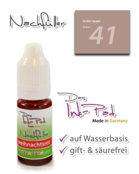 Nachfüller 10ml in taupe für Das Ink-Pad - Stempelkissen