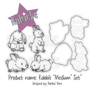Kulricke Stempel & Stanzenset "Rabbit Medium"