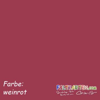 Tonpapier - Tonkarton 130g/m² 25 Bogen weinrot