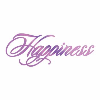 Couture Creations Hotfoil Stamp Die - Happiness