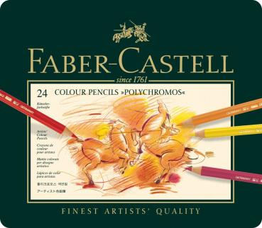 Faber Castell Polychromos 24er Metalletui