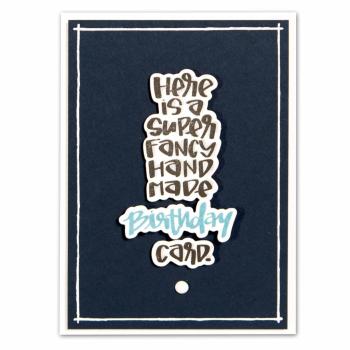 Spellbinders Stempel & Stanzset "Fancy"