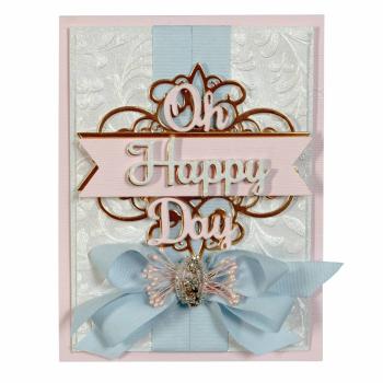 Spellbinders Stempel & Stanzset "Oh Happy Day"