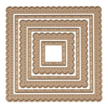 Spellbinders Die "Fancy Edged Squares"
