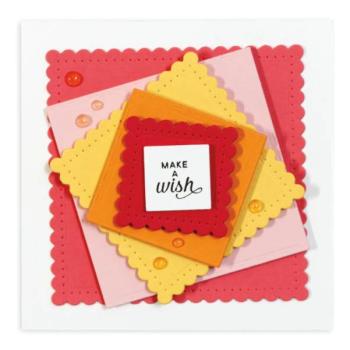 Spellbinders Die "Fancy Edged Squares"