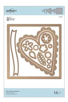 Spellbinders Die "Sew Sweet Valentine"