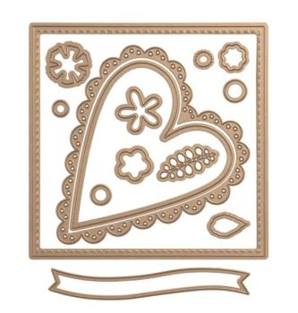 Spellbinders Die "Sew Sweet Valentine"