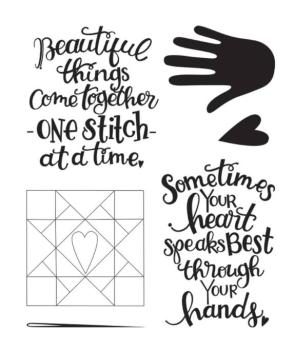 Spellbinders Stempel "#handmade"
