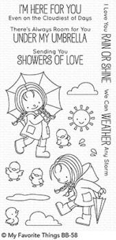 My Favorite Things Stempelset "Rain or Shine" Clear Stamp Set