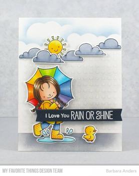 My Favorite Things Stempelset "Rain or Shine" Clear Stamp Set