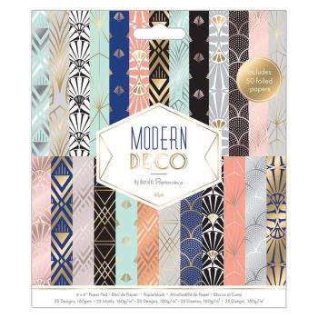 Papierblock 6x6" Papermania "Modern Deco" 50 Bogen 