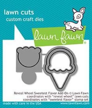 Lawn Fawn Craft Dies - Reveal Wheel Sweetest Flavor Add-On