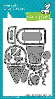 Lawn Fawn Craft Die - I Scream, You Scream