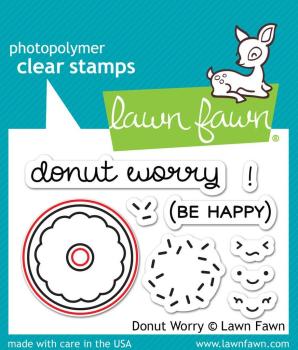 Lawn Fawn Craft Dies - Donut Worry