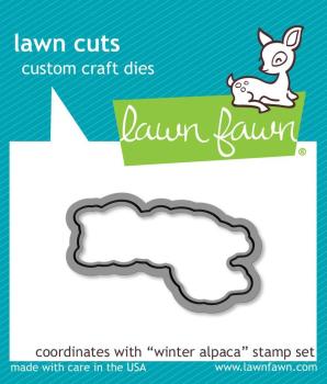 Lawn Fawn Craft Dies - Winter Alpaca