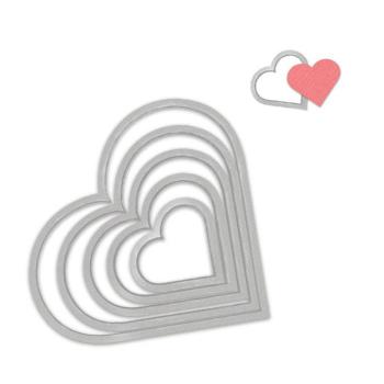 Sizzix Framelits Craft Die-Set - Hearts