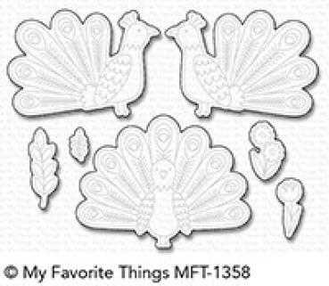 My Favorite Things Die-namics "Playful Peacock" | Stanzschablone | Stanze | Craft Die