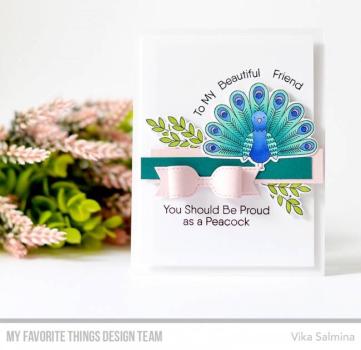 My Favorite Things Stempelset "Playful Peacock" Clear Stamp Set