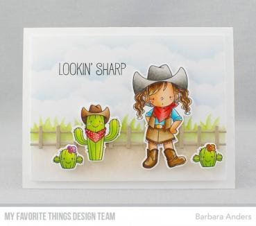 My Favorite Things "Grassy Edges" Stencil 6x6"