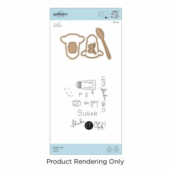 Spellbinders Stempel & Stanzset "Shake It Up"