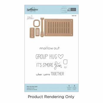 Spellbinders Stempel & Stanzset "Fire Up the Grill"