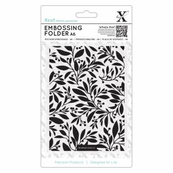 Xcut Schneide- und Prägeschablone A6 "Festive Florals"