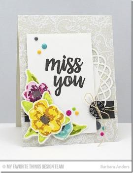 My Favorite Things Die-namics "Miss You" | Stanzschablone | Stanze | Craft Die