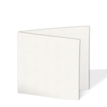 Doppelkarte - Faltkarte 15x15cm, 250g/m² in recycling bermgras