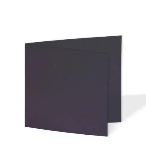Doppelkarte - Faltkarte quadratisch 15x15cm, 220g/m² in kraft saphirblau