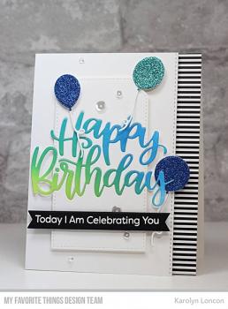 My Favorite Things Die-namics "Happy Birthday" | Stanzschablone | Stanze | Craft Die