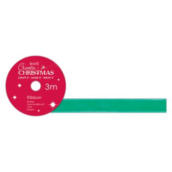 Create Christmas Satinband "Grün" 3m