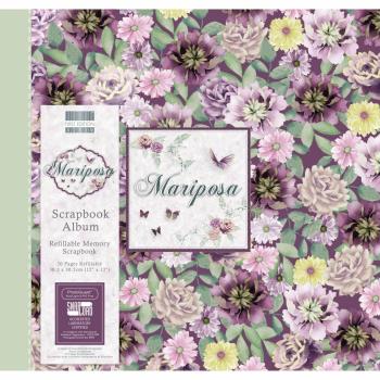 First Edition Scrapbook Album "Flowers" 12"x12"
