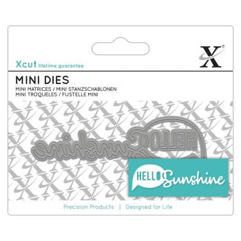 Xcut Mini Stanzschablone Hello Sunshine