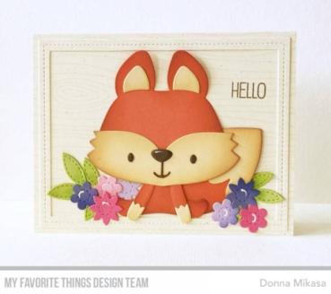 My Favorite Things Die-namics "Friendly Fox" | Stanzschablone | Stanze | Craft Die