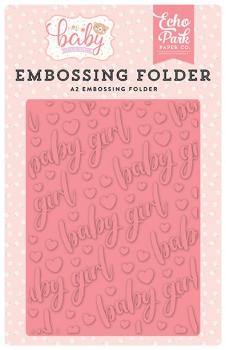 Echo Park "Baby Girl " Embossingfolder 5x6"