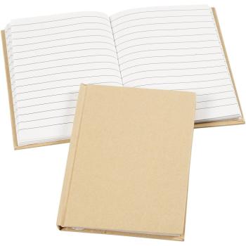DIY Notizbuch A6 Kraftpapier 80 Seiten liniert