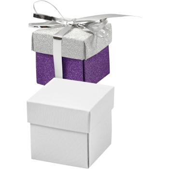 Faltschachtel mit Deckel 5,5x5,5cm weiss 10 Stück
