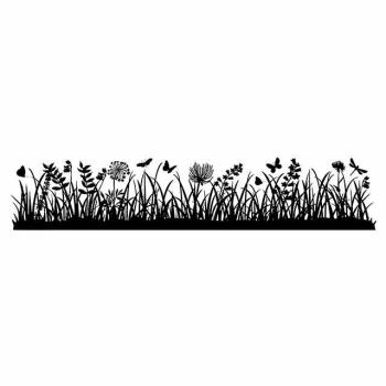 Stamperia Stempel "Meadow" Natural Rubber Stamp - (Naturkautschukstempel)