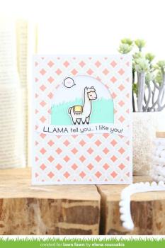 Lawn Fawn Stempelset "Llama Tell You" Clear Stamp