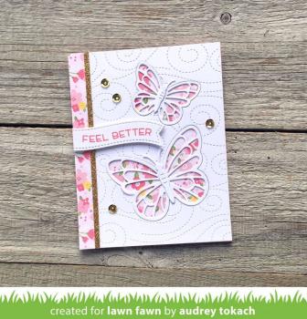 Download Lawn Fawn Craft Die - Layered Butterflies (LF1913)