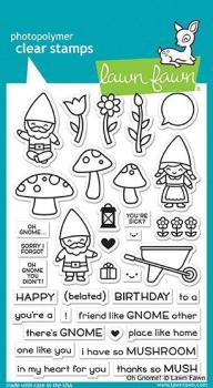 Lawn Fawn Stempelset "Oh Gnome!" Clear Stamp