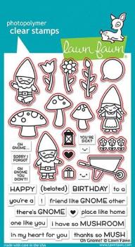 Lawn Fawn Stempelset "Oh Gnome!" Clear Stamp