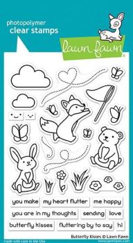 Lawn Fawn Stempelset "Butterfly Kisses" Clear Stamp