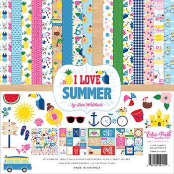 Echo Park "I Love Summer" 12x12" Collection Kit