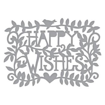 Spellbinders Die "Shapeabilities Happy Wishes Etched Dies"